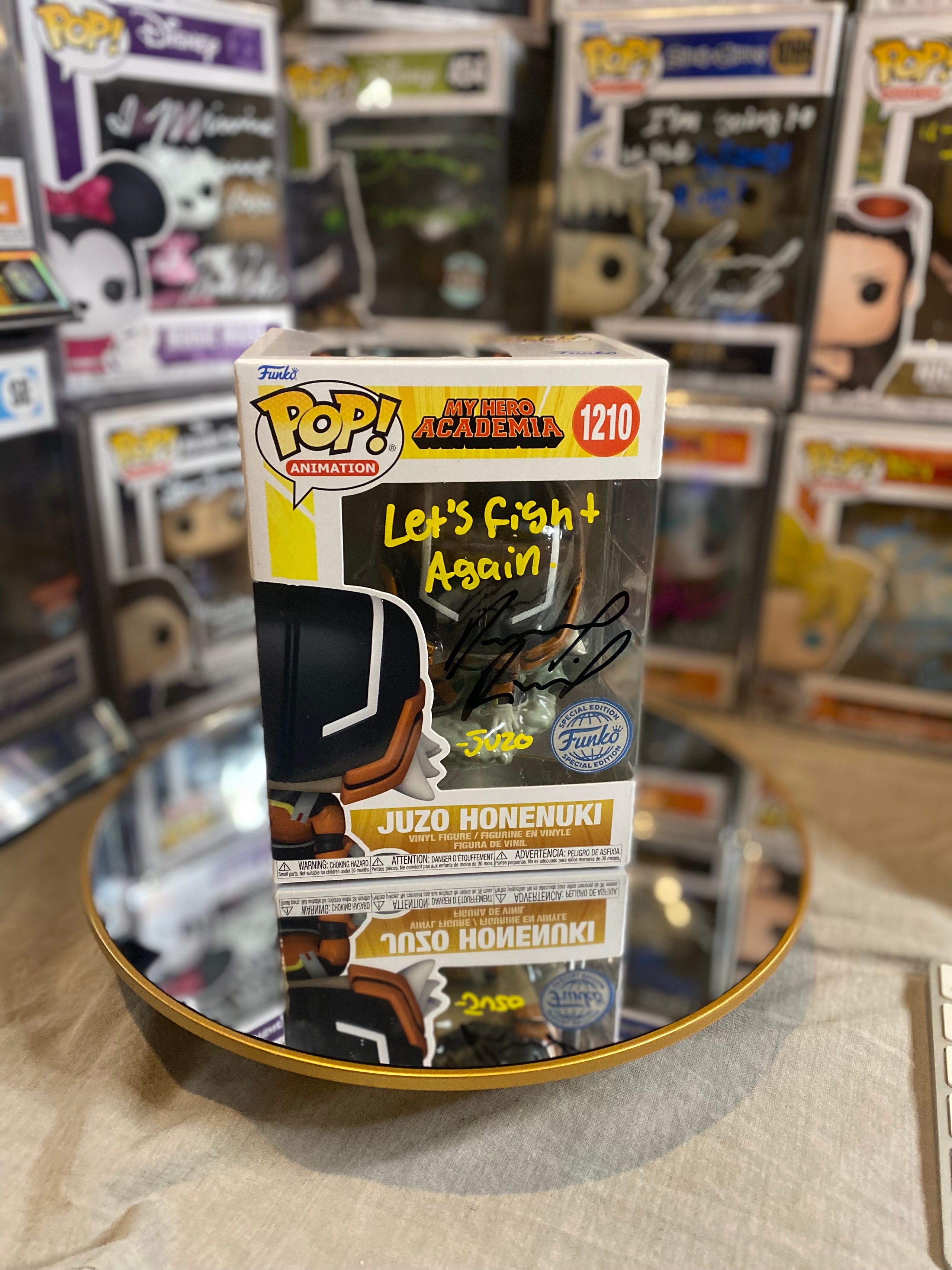 Funko Pop dallas reid signed store juzo honenuki